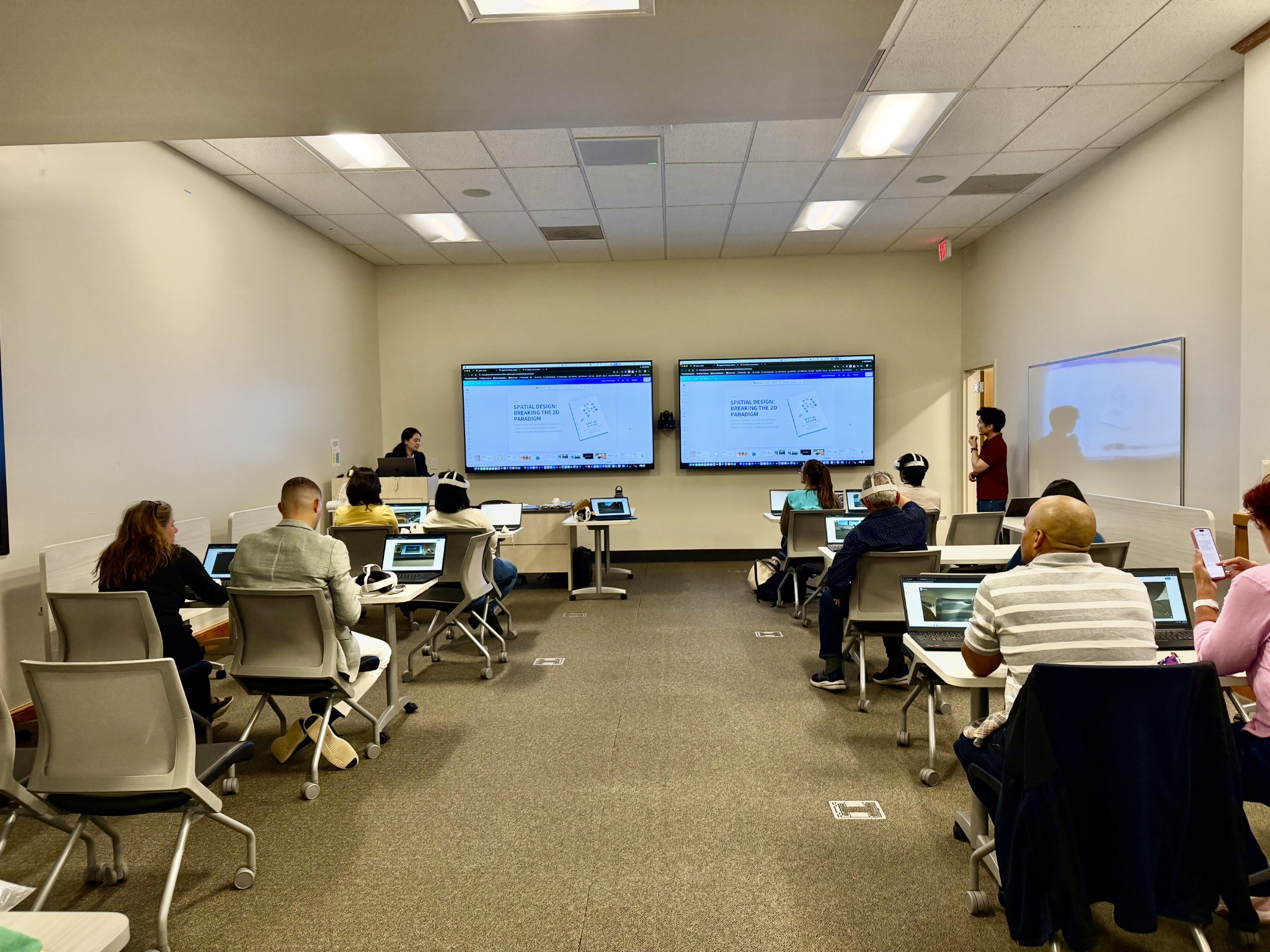 Participants attending the Spatial AI and XR Flex Day presentation